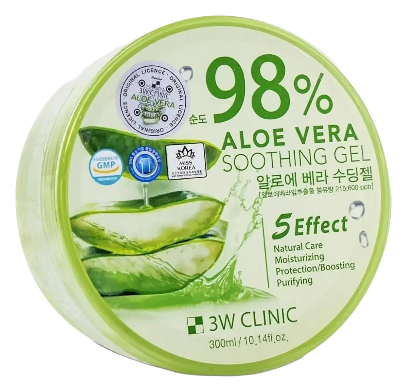 3W Clinic 98% Aloe Vera Soothing Gel