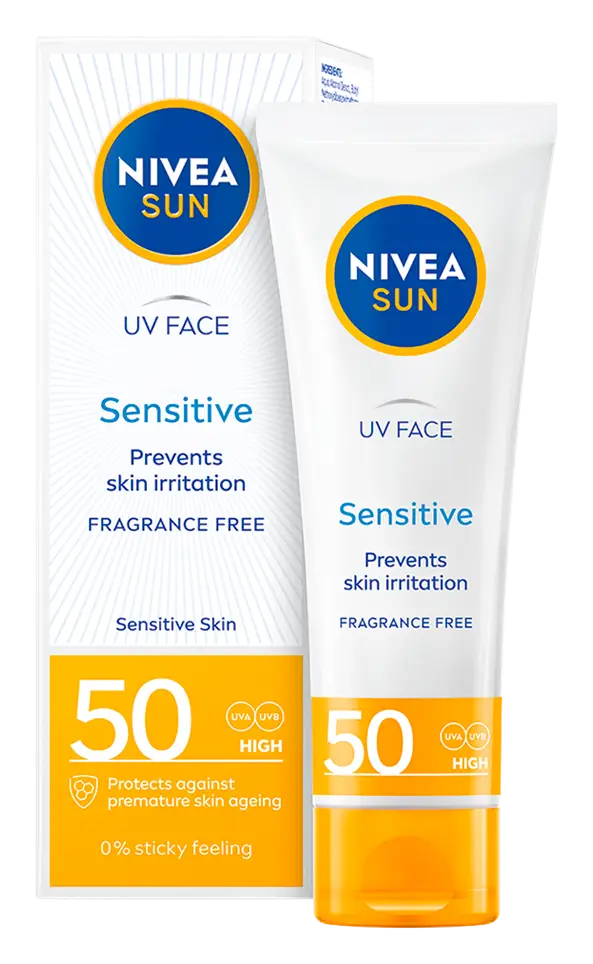 Nivea UV Face Sensitive Protect SPF 50 Sweden/UK