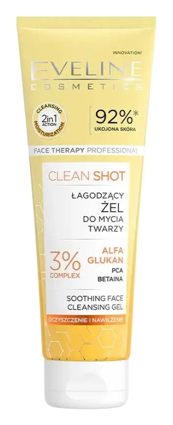 Eveline Clean Shot Soothing Face Cleansing Gel