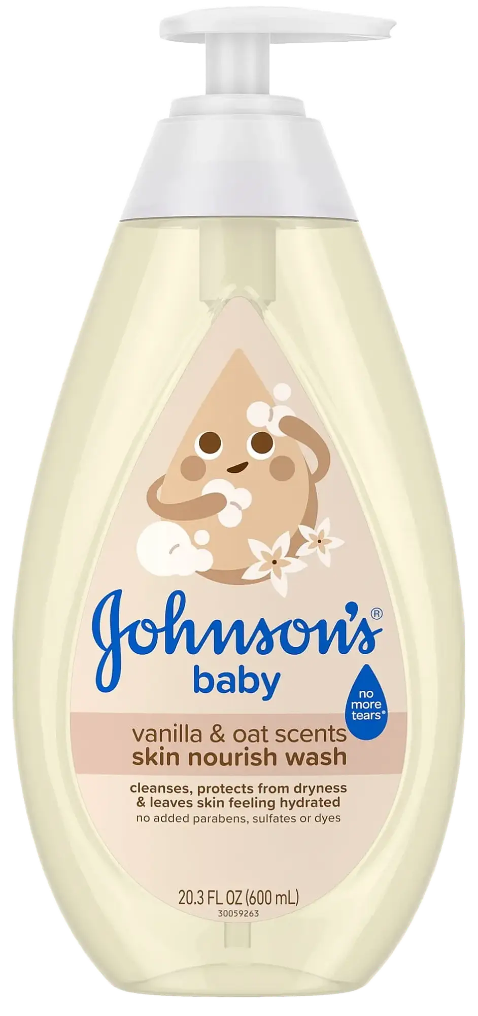 Johnson's Baby Skin Nourish Wash Vanilla & Oat