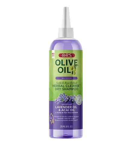 ORS Hair Care Olive Oil Braidzone Scalp & Root Refresh Herbal Cleanse Dry Shampoo