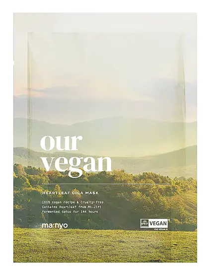 ma:nyo Our Vegan Heartleaf Cica Mask