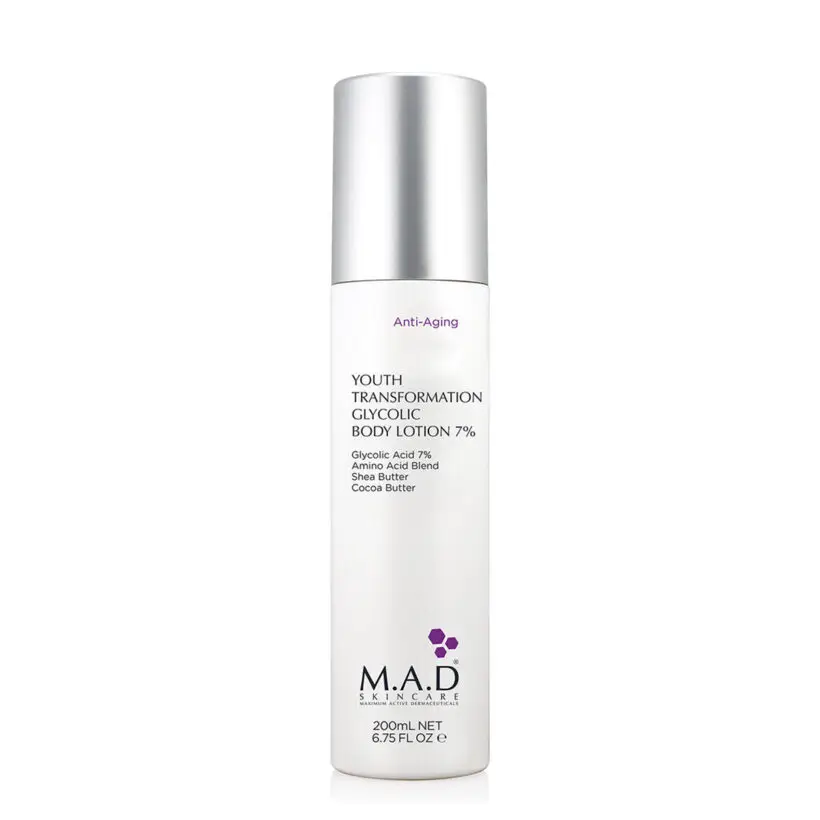 M.A.D Skincare Youth Transformation Glycolic Body Lotion 7%