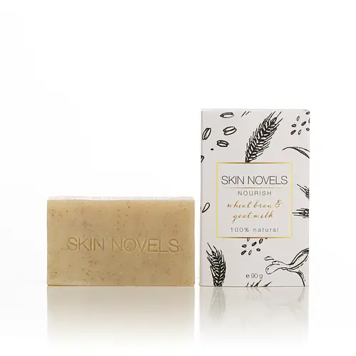 Skin Novels Nourish Wheat Bran & Goat Milk Natural Soap