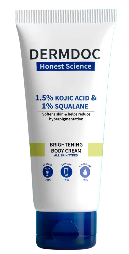 Dermdoc 1.5% Kojic Acid & 1% Squalane Brightening Body Cream