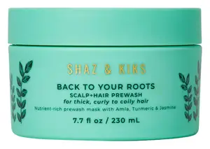 Shaz & Kiks Scalp & Hair Prewash Mask for Thick, Curly or Coily Hair