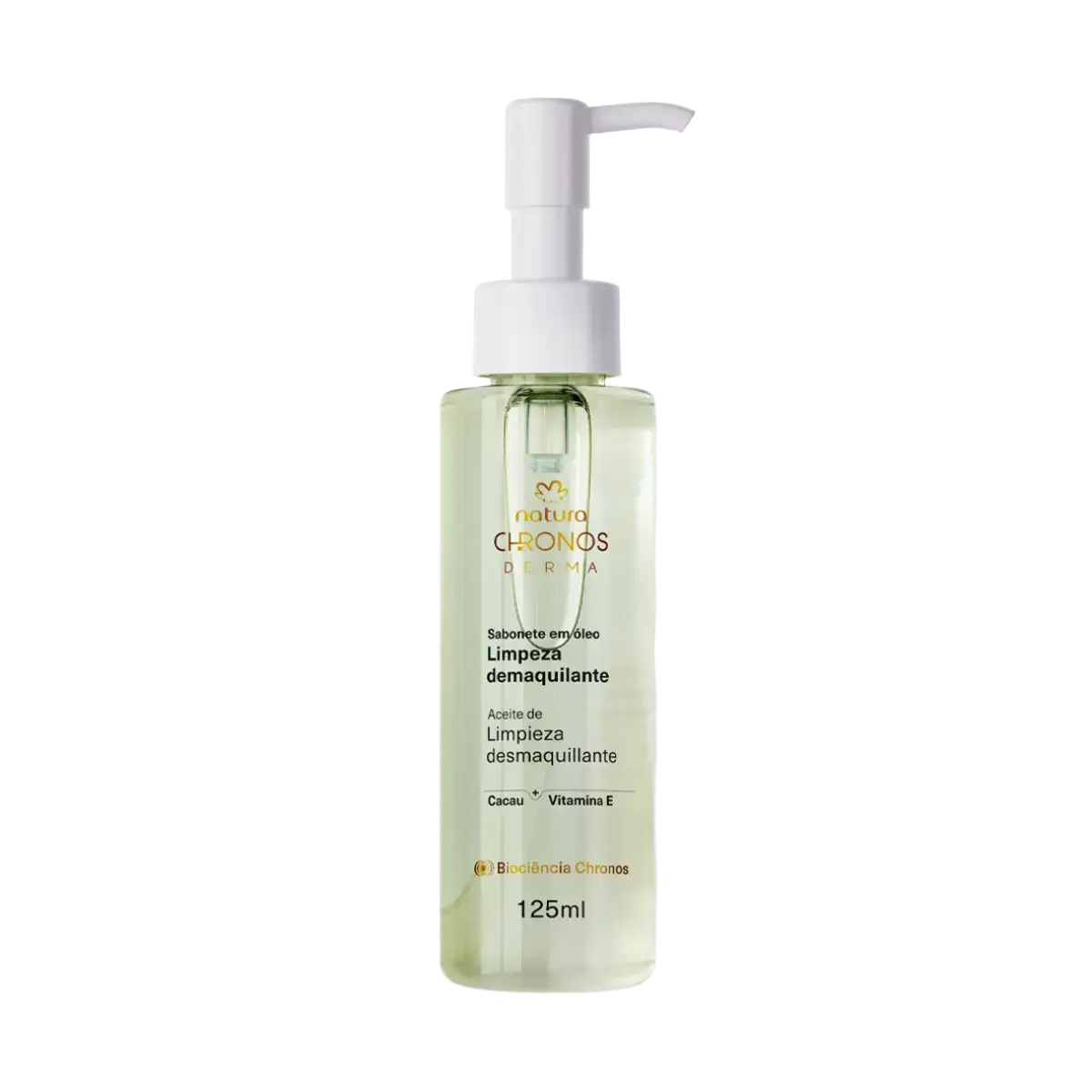 Natura Chronos Derma Sabonete Em Óleo Limpeza Demaquilante