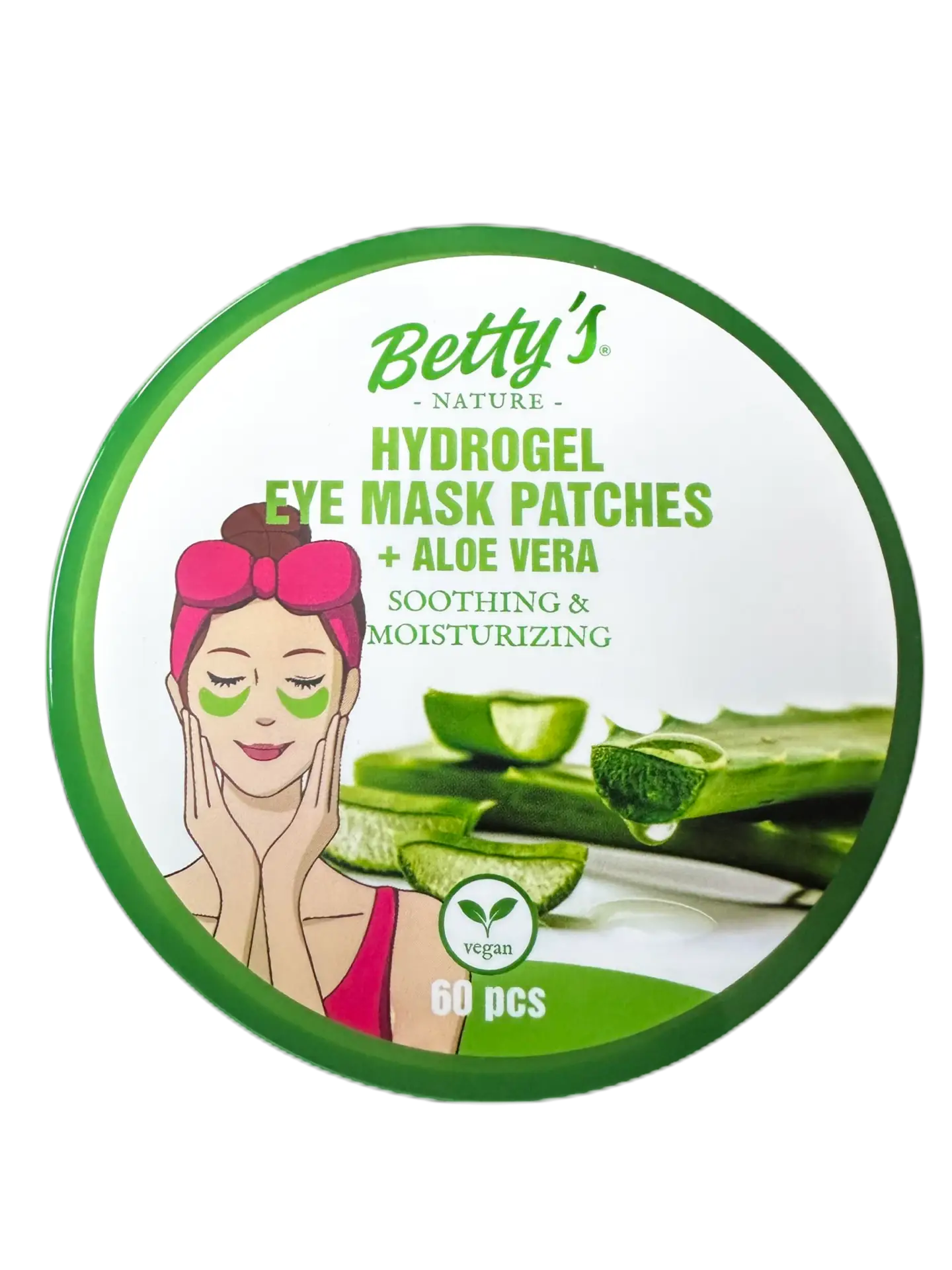 Betty's Nature Hydrogel Eye Mask Patches + Aloe Vera