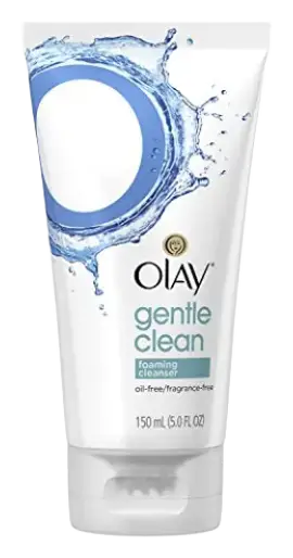Olay Unscented Gentle Clean Foaming Face Cleanser for Sensitive Skin