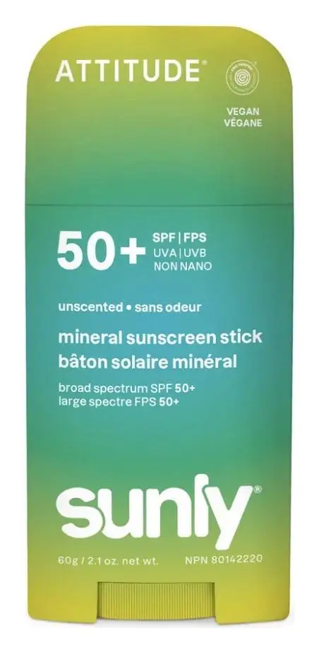 ATTITUDE Sunly Mineral Sunscreen Stick SPF 50+