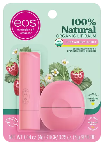 EOS Strawberry Sorbet Lip Balm