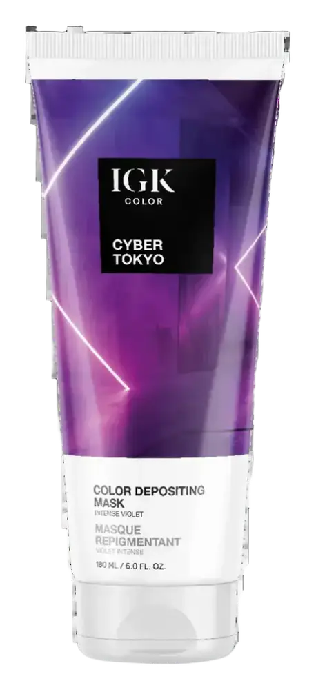 IGK Hair Color Depositing Hair Mask Cyber Tokyo