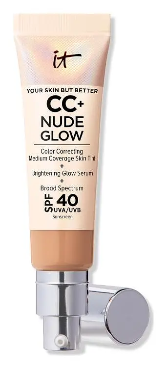 IT Cosmetics CC+ Nude Glow Lightweight Foundation SPF 40 Medium Tan