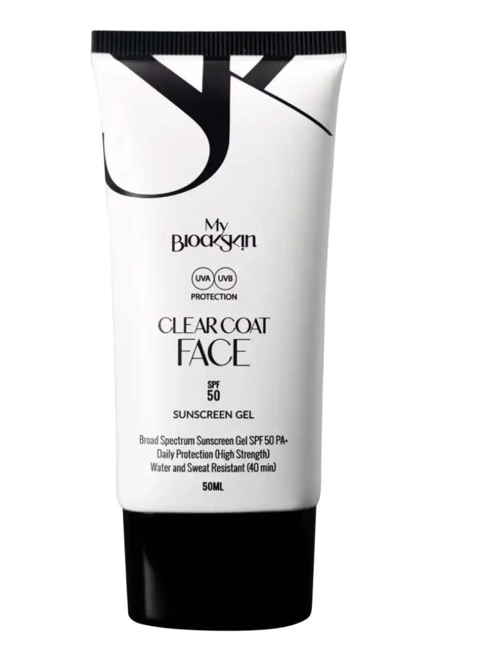 My Block Skin Clear Coat SPF 50 Sunscreen Gel Face