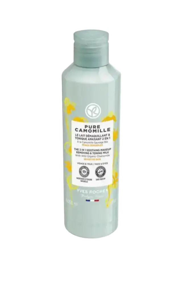 Yves Rocher Pure Camomille 2 In 1 Soothing Makeup Removing & Tonic Milk