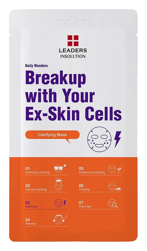 LEADERS Daily Wonders Break Up With Your Ex Skin Cells Mask