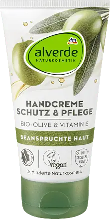 Alverde Naturkosmetik Handcreme Schutz & Pflege Bio-Olive & Vitamin E
