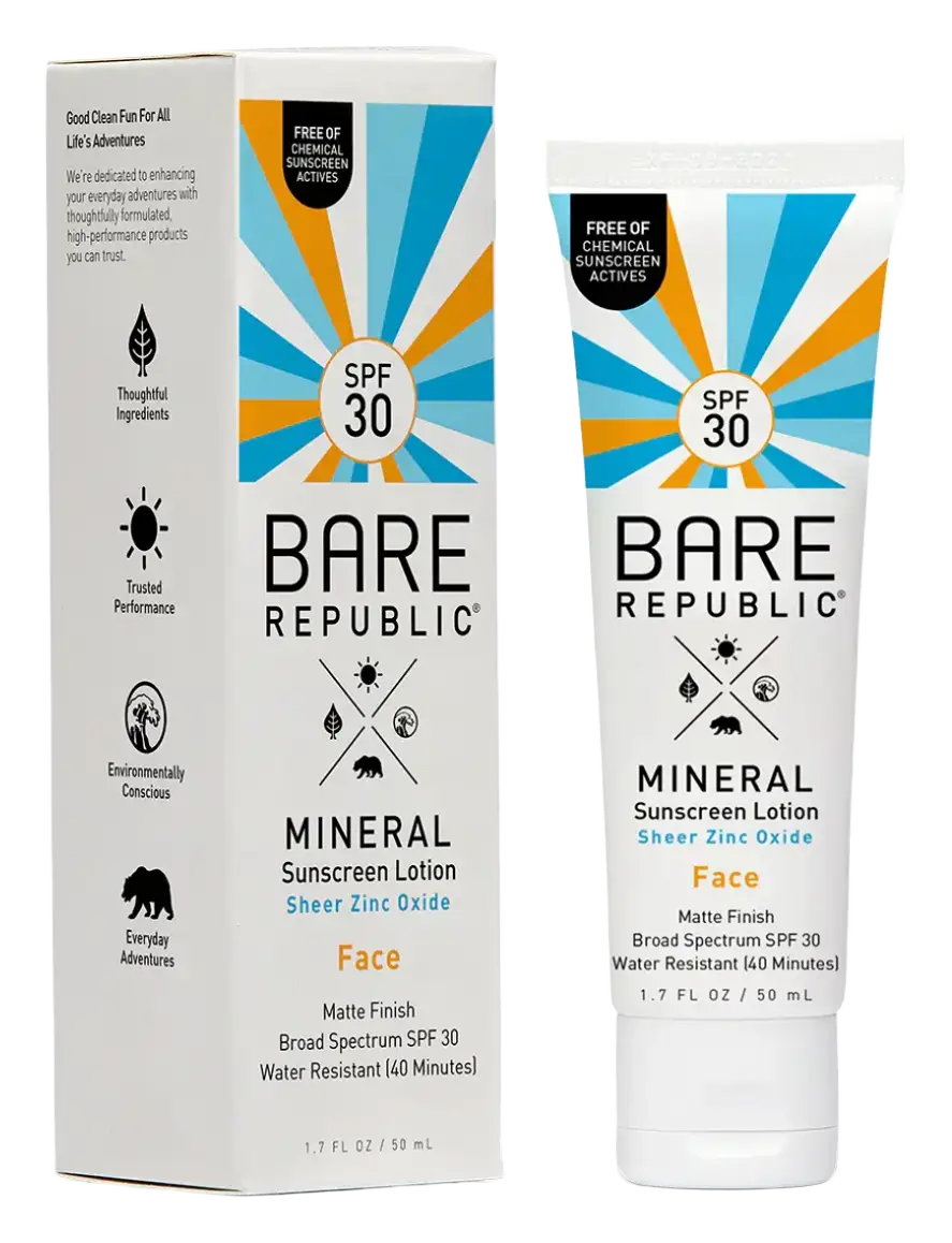 Bare Republic Mineral Face Sunscreen Lotion SPF 30