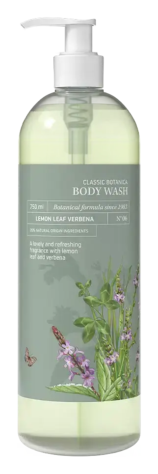 Gunry Body Wash Classic Botanica Lemon Leaf Verbena