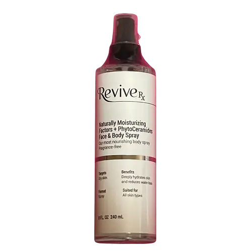 ReviveRX Naturally Moisturizing Factors + Phytoceramides Face & Body Spray