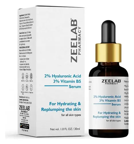 Zeelab 2% Hyaluronic Acid + 3% Vitamin B5 Face Serum