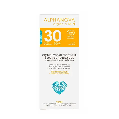 Alphanova Crème Hypoallergénique Visage SPF 30
