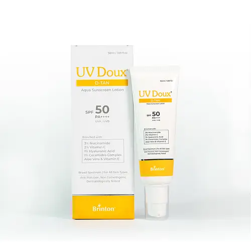 UV Doux D-Tan Aqua Sunscreen Lotion SPF 50