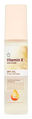 Superdrug Vitamin E Dry Oil For Hair And Body Oil