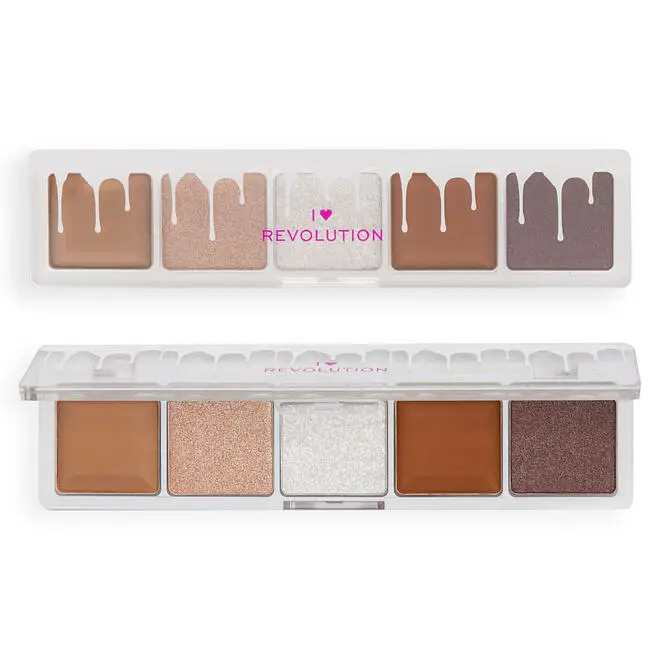 Revolution Beauty I Heart Revolution Mini Eyeshadow Palette White Vanilla Cream