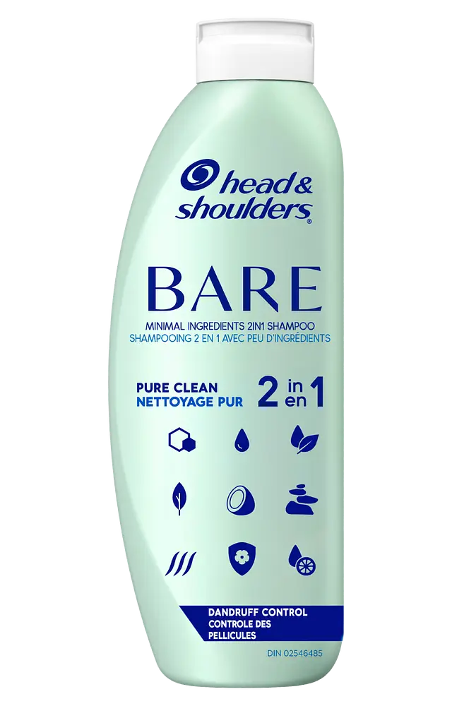 Head & Shoulders BARE Pure Clean 2 In 1 Dandruff Shampoo And Conditioner