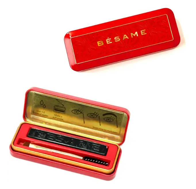 Besame Cosmetics 1930 Cake Mascara, Eyeliner, & Brow Definer