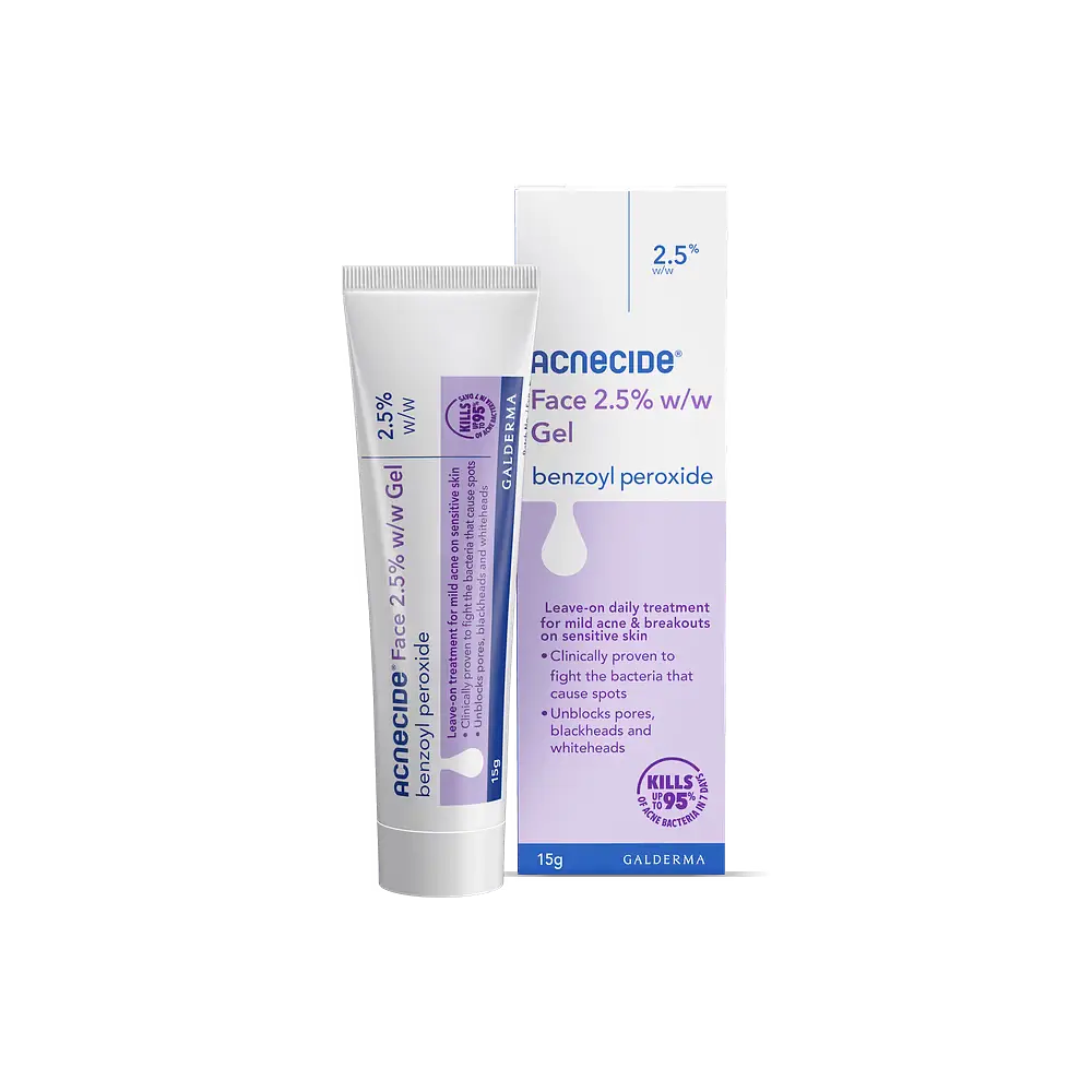 Acnecide Face Gel Spot Treatment With 2.5% Benzoyl Peroxide