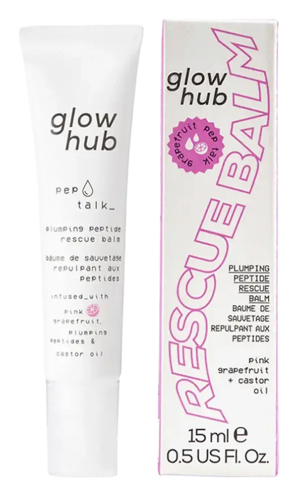 Glow Hub Beauty Pep Talk Plumping Peptide Rescue Balm Grapefruit