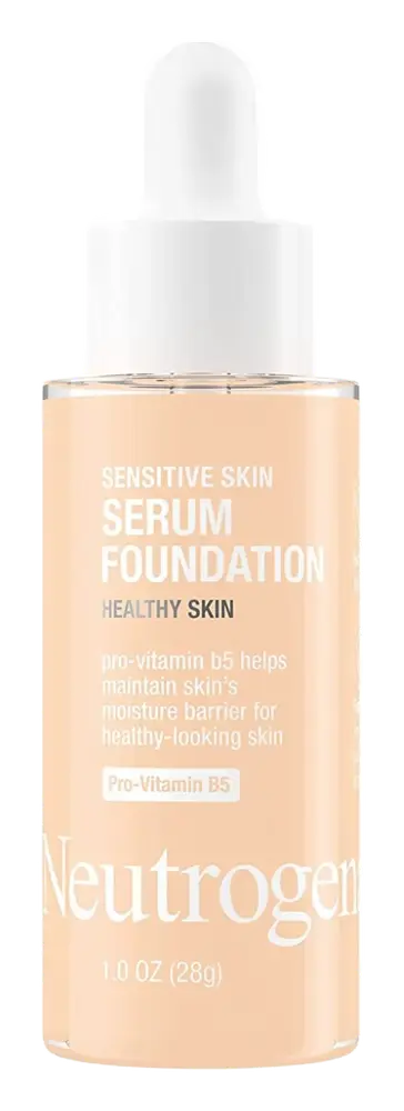 Neutrogena Sensitive Skin Serum Foundation with Moisturizing Vitamin-B5 Light 01