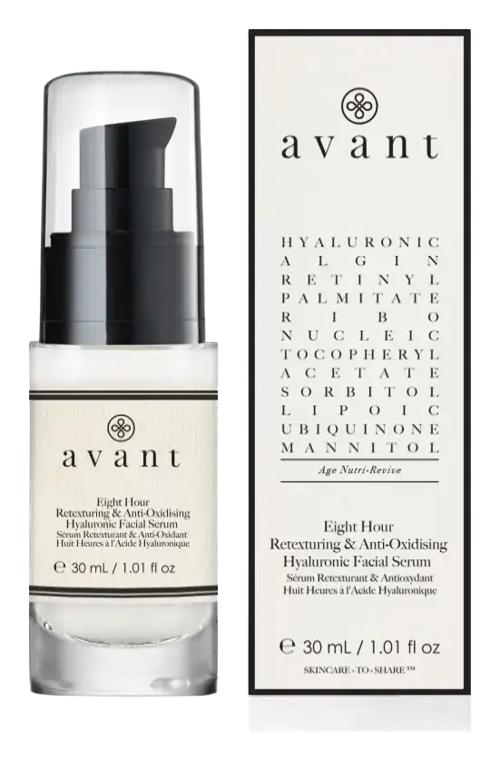 Avant Skincare Eight Hour Retexturing And Anti-Oxidising Hyaluronic Facial Serum