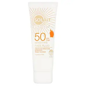 Superdrug Solait Sensitive Face Fluid SPF 50