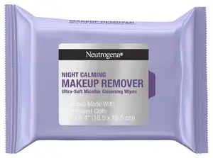 Neutrogena Night Calming Makeup Remover Ultra-Soft Micellar Cleansing Wipes