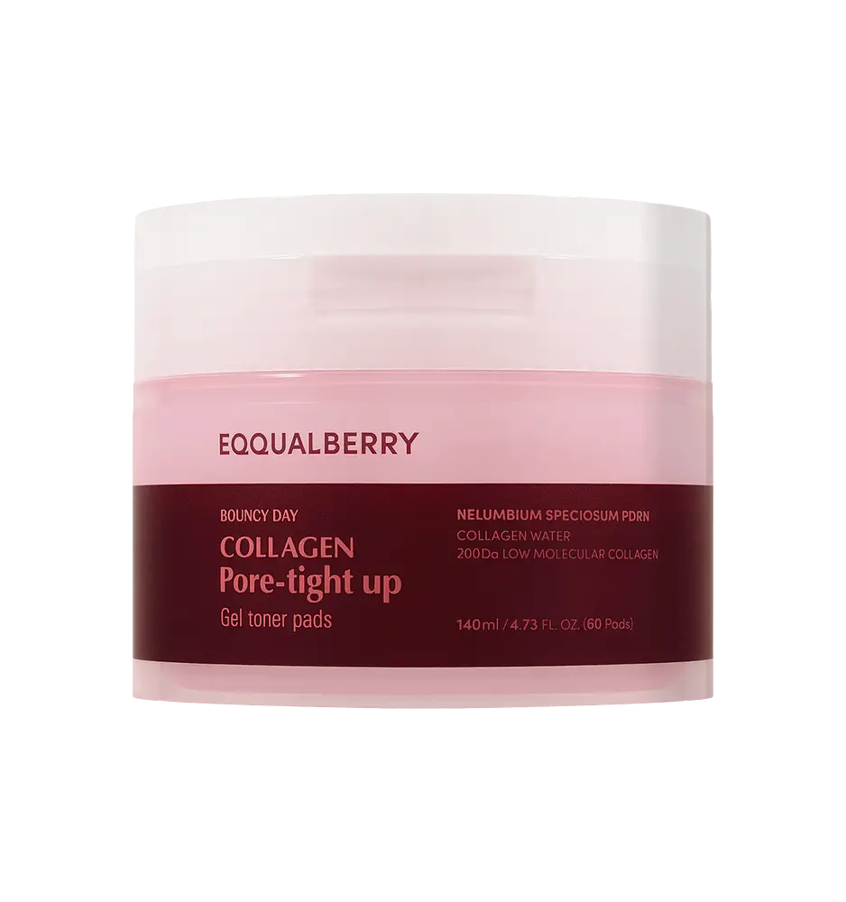 Eqqualberry Collagen Pore-Tight Up Gel Toner Pads