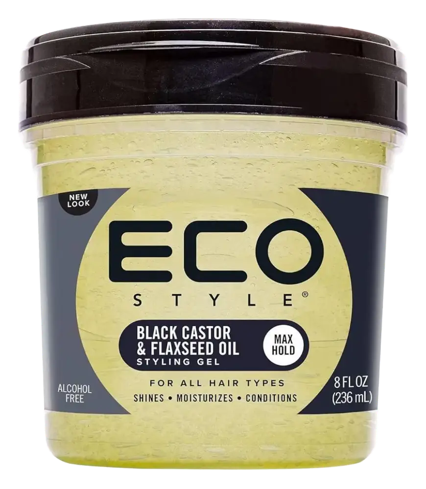 Eco Style Black Castor & Flaxseed Oil Styling Gel