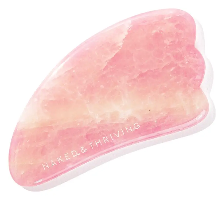 Naked & Thriving Pink Quartz Gua Sha