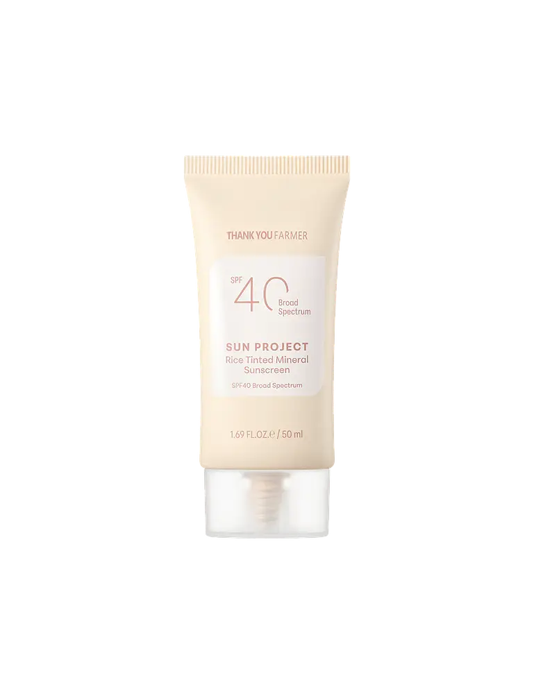 Thank You Farmer Sun Project Rice Tinted Mineral Sunscreen SPF 40