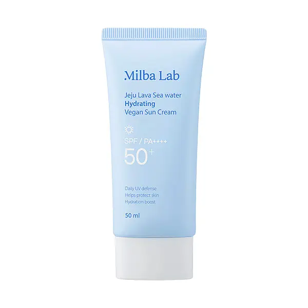 Milba Lab Jeju Lava Sea Water Hydrating Vegan Sun Cream SPF 50+ PA++++