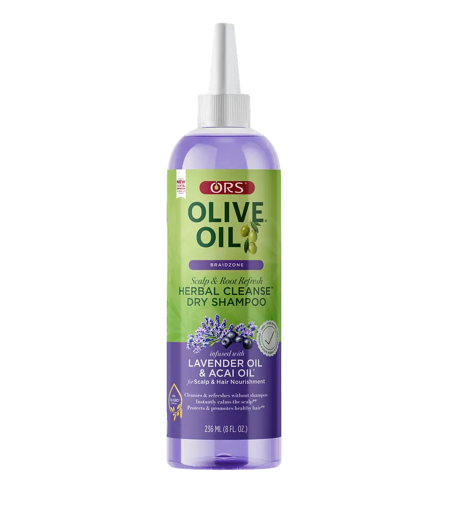 ORS Hair Care Olive Oil Braidzone Scalp & Root Refresh Herbal Cleanse Dry Shampoo