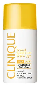 Clinique Broad Spectrum SPF 50 Mineral Sunscreen Fluid for Face
