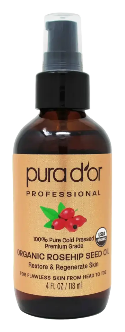 Pura D'or Organic Rosehip Seed Oil