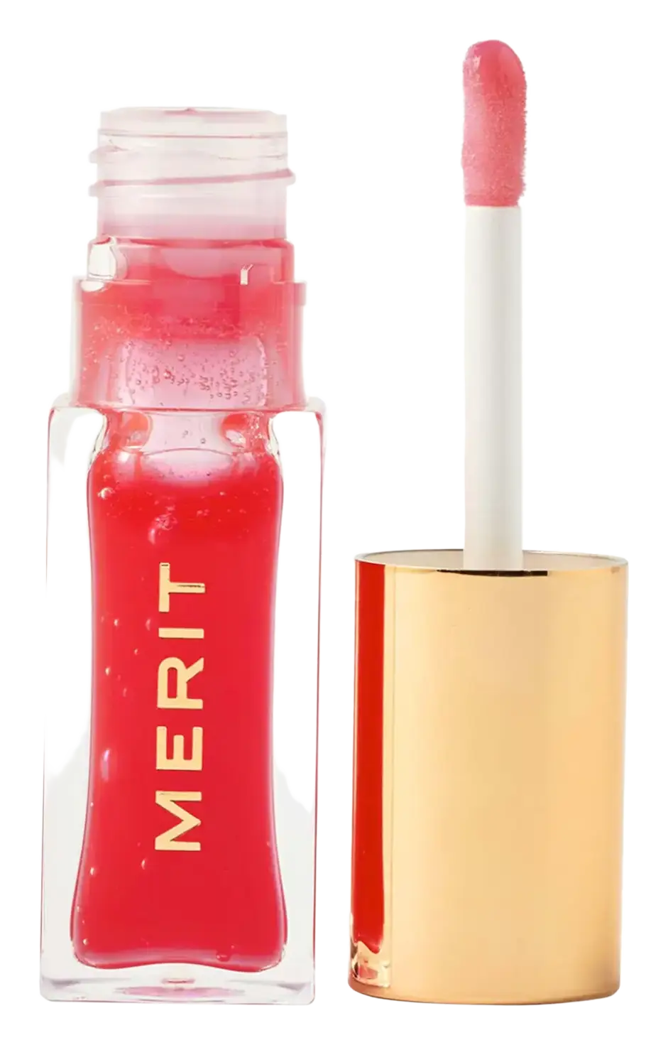Merit Beauty Shade Slick Gelée Sheer Tinted Lip Oil Maraschino