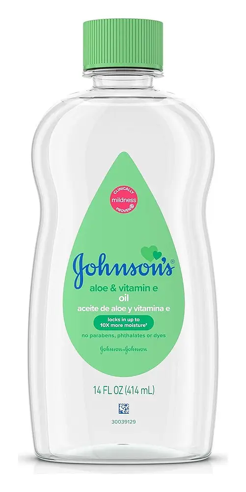 Johnson's Baby Oil, Aloe Vera & Vitamin E