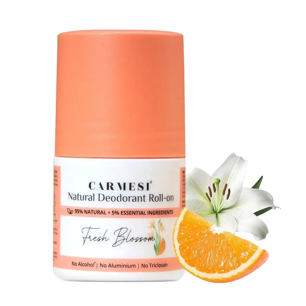 Carmesi Natural Deodorant Roll-On Fresh Blossom