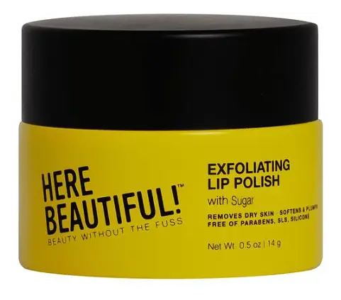 Here Beautiful Exfoliating Lip Polish With Pineapple  & Sugar