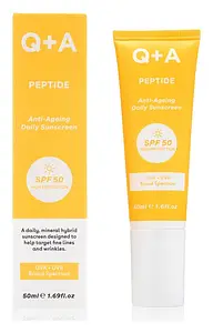 Q + A Peptide SPF 50 Anti-Ageing Daily Sunscreen